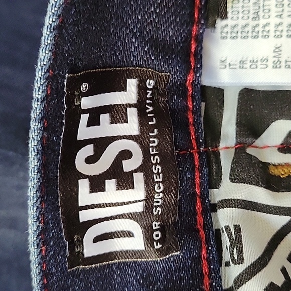 Diesel men's dark wash Carpenter Jeans feat. Coca-Cola sz 34x29 - Picture 6 of 13